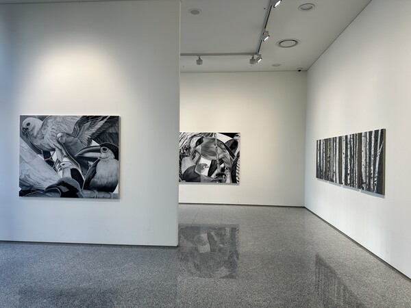 구샛별 작가의 '장면의 숲' 展(사진 제공=안국약품)